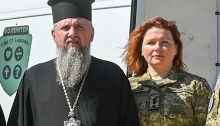 Dumenko and Polianska. Photo: OCU Press Service
