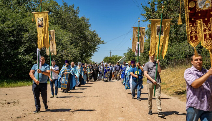 Religious procession in the Cherkasy Eparchy. Photo: Cherkasy_Blagovestnyk