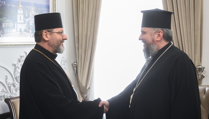 Шевчук і Думенко. Фото: пресслужба ПЦУ
