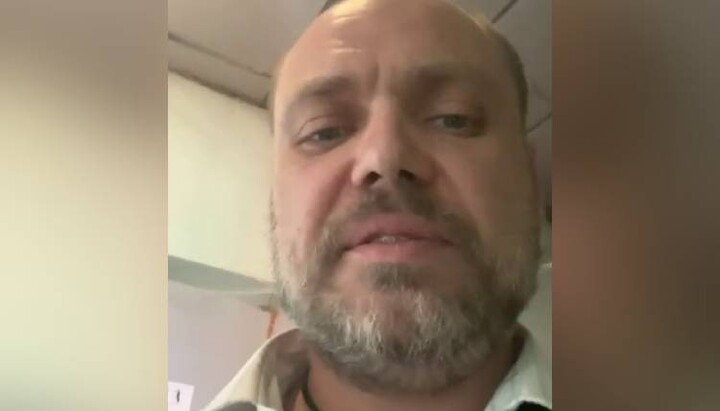 Fr. Serhiy Kit detained by the TRC. Photo: UOJ