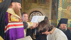 У Георгіївському монастирі УПЦ села Крива звершили чернечий постриг