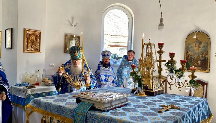 Освящение престола и праздничная Литургия в селе Деловое. 28 августа 2025 года. Фото: Telegram-канал Хустской епархии УПЦ