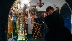 Думенко провів першу «літургію» в Дальніх печерах Лаври