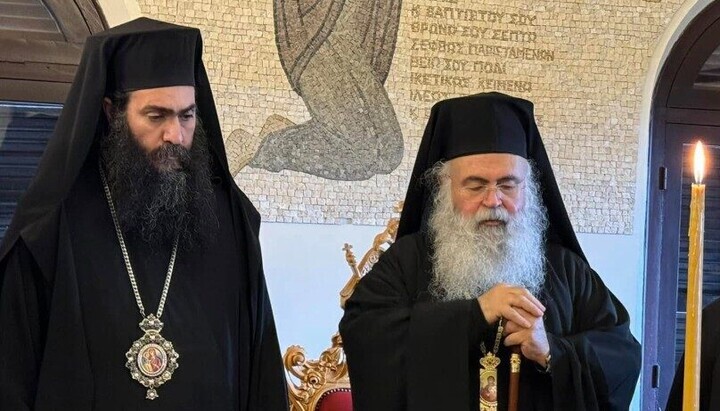 Митрополит Тихік і Архієпископ Георгій. Фото: cyprusnews