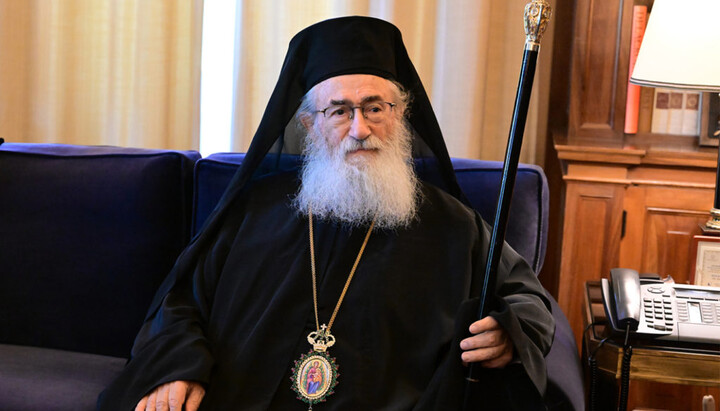 Архієпископ Синайський Даміан. Фото: Orthodoxia News Agency.