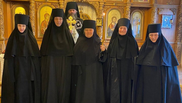 Newly tonsured nun in Kropyvnytskyi. Photo: Kirovohrad Eparchy Facebook