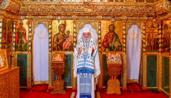 Patriarch Daniel on the Feast of the Nativity of the Most Holy Theotokos. Photo: basilica.ro