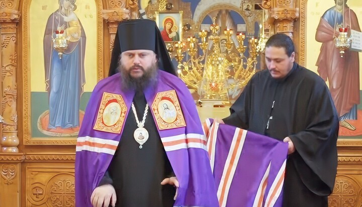 Επίσκοπος Σεραφείμ. Φωτογραφία: γραφείο τύπου της Ουκρανικής Ορθόδοξης Εκκλησίας