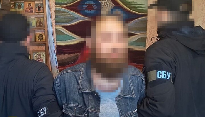 Η СБУ συνέλαβε ιερέα της УПЦ. Φωτογραφία: γραφείο τύπου της СБУ