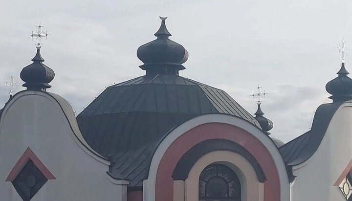 The dome from which the cross was removed. Photo: UGCC website