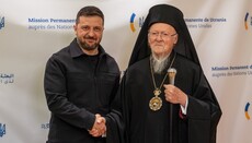 Zelensky meets Patriarch Bartholomew in U.S. to discuss Church in Ukraine