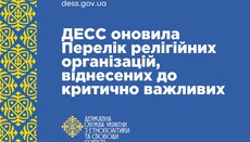 ГЭСС обновила список брони для религиозных организаций