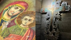 Στη Βολυνία, σε ναό που «μεταπήδησε» στην OCU, βρέθηκε αρχαίος σταυρός και εικόνα της Θεοτόκου