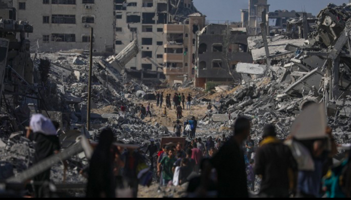 Gaza during the war. Photo: Orthodoxia News Agency