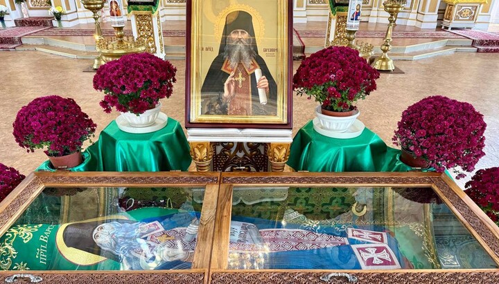 Мощі прп. Варсонофія покояться в Свято-Духівському кафедральному соборі Херсона. Фото: Херсонської єпархії