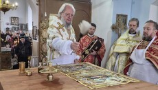 Στο χωριό Τσεγκοδάροβκα αγιάστηκε η Αγία Τράπεζα στον ναό της Ουκρανικής Ορθόδοξης Εκκλησίας (УПЦ)
