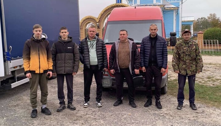 Volyn volunteers. Photo: eparchy’s Facebook page