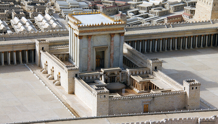 Visualization of the Jerusalem Temple. Photo: messianic bible