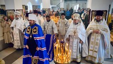 Kharkiv Metropolitan consecrates a church in Krasnopavlivka village