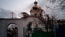 У Приморському обстрілом зруйновано храм Успенського жіночого монастиря УПЦ