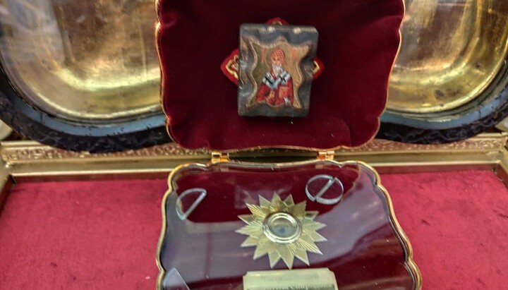 Мощі Святого Спиридона Триміфунтського. Фото: УВС Мінського облвиконкому («Міліція Мінщини»).