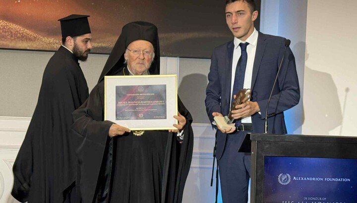 Patriarch Bartholomew in Bucharest. Photo: Nikos Papachristou