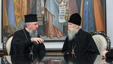 Епіфаній прийняв Філарета в резиденції і вручив йому «подяку»