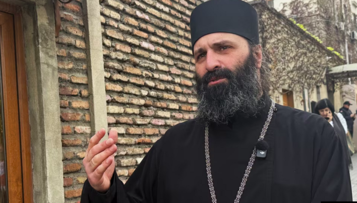 Archimandrite Ilia Tolorai. Photo: Interpressnews