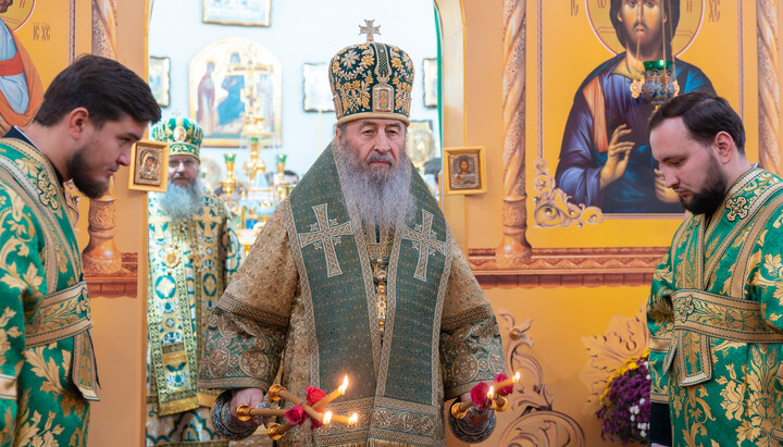 Митрополит Онуфрий. Фото: пресс-служба УПЦ