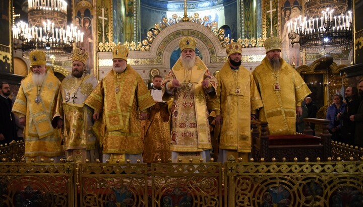 "Hierarchs" of the UOC-KP. Photo: UOC-KP's Facebook