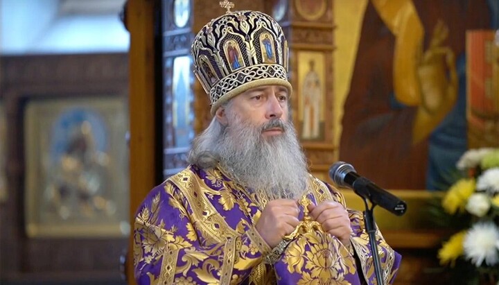 Μητροπολίτης Αρσένιος. Φωτογραφία: Σβιατογκόρσκαγια Λαύρα