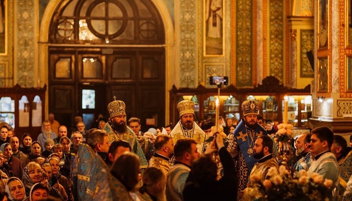 Літургія в Благовіщенському кафедральному соборі Харкова. Фото: Хмельницька єпархія