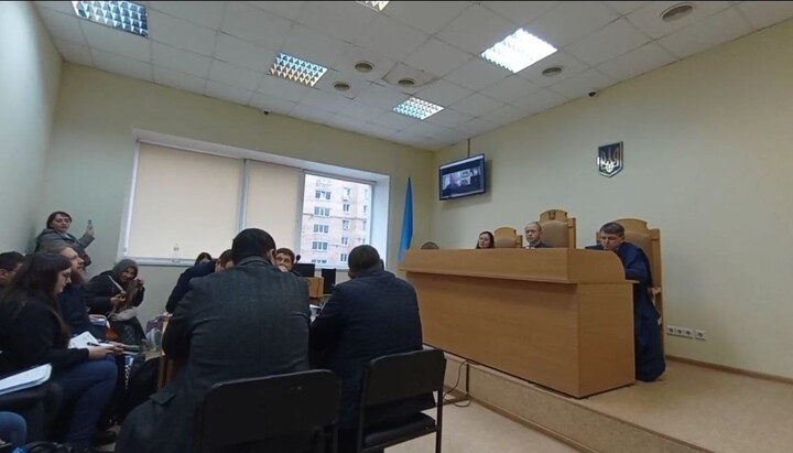 Заседание Северного апелляционного хозяйственного суда в Киеве. Фото: t.me/save_Lavra