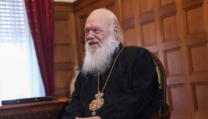 Архієпископ Афінський і всієї Еллади Ієронім. Фото: Orthodoxia news agency