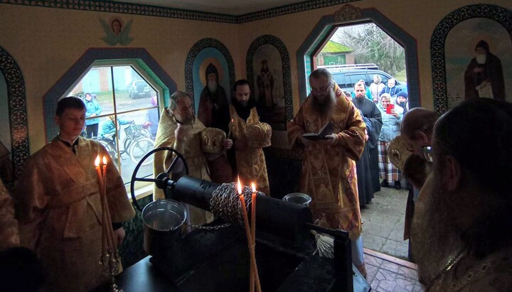 Освящение часовни в честь святого Николая Чудотворца в селе Красиловка. Фото: Черниговская епархия