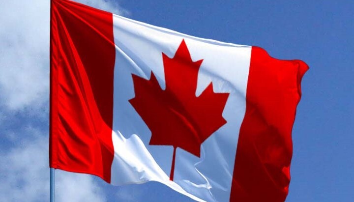 A flag of Canada. Photo: open sources