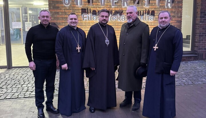 Драбинко в Чехії. Ліворуч від нього - о. Рафаїл Моравський. Фото: СПЖ в Чехії