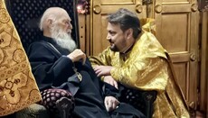 Драбинко помолився з Філаретом на «службі» у Володимирському соборі