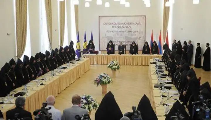 A meeting of the Supreme Spiritual Council of the AAC. Photo: Press Service of the Armenian Apostolic Church