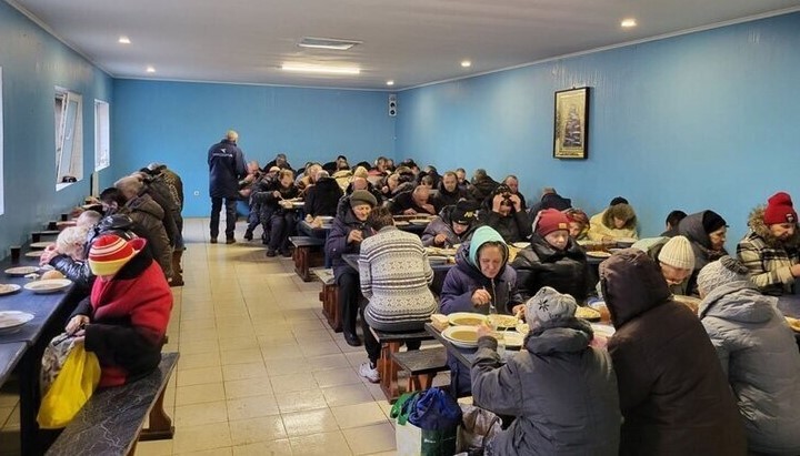 Трапезна для нужденних при храмі пророка Іллі в Сумах. Фото: пресслужба Сумської єпархії УПЦ
