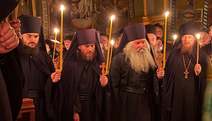 Monastic tonsure at the Pochaiv Lavra. Photo: UOC
