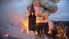 В столице Нидерландов пожар уничтожил 150-летнюю церковь
