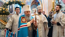 Митрополит Онуфрій очолив різдвяну службу в Києво-Печерській лаврі