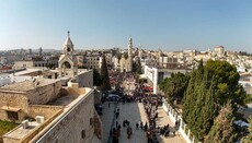 Патріарх Єрусалимський Феофіл звершив різдвяну службу у Вифлеємі