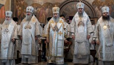 Намісник Лаври після довгої перерви співслужив Блаженнішому в Борисполі