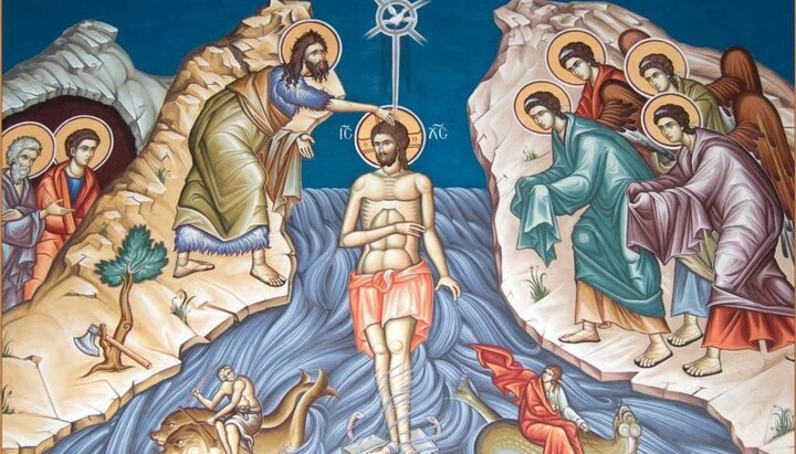 Фреска Крещения Христа. Фото: викимедиа