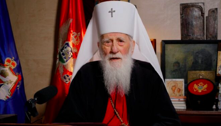 Head of the schismatic “Orthodox Church of Montenegro” Mikhail Dedeić. Photo: Romfea.gr