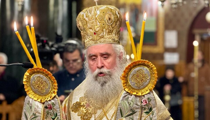 Архиепископ Синайский Симеон. Фото: orthodoxianewsagency.gr