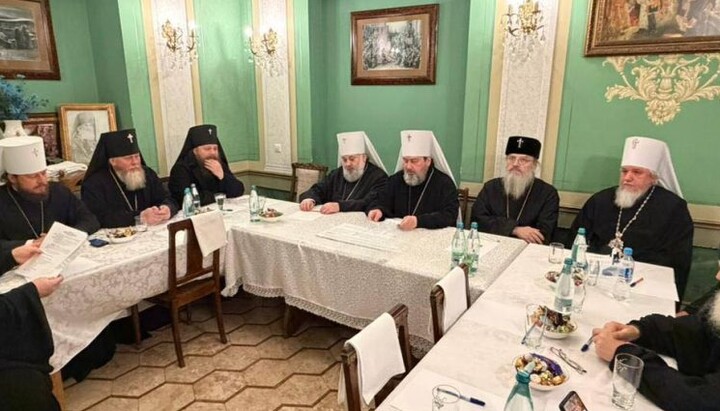 A meeting of the Synodal Commission of the Ukrainian Orthodox Church. Photo: the press service of the Kherson Eparchy