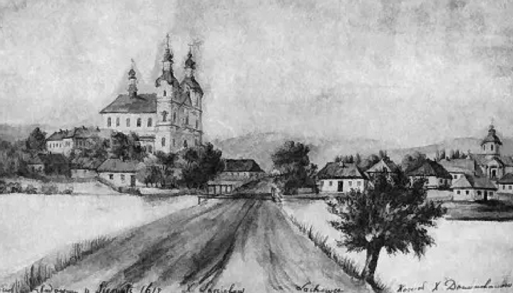 Волинський пейзаж у замальовці XIX століття: ідилічний спокій. Фото: BBC